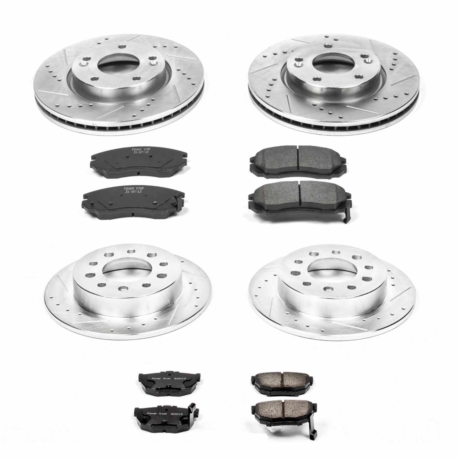 Power Stop 04-06 Hyundai Tiburon Front & Rear Z23 Evolution Sport Brake Kit