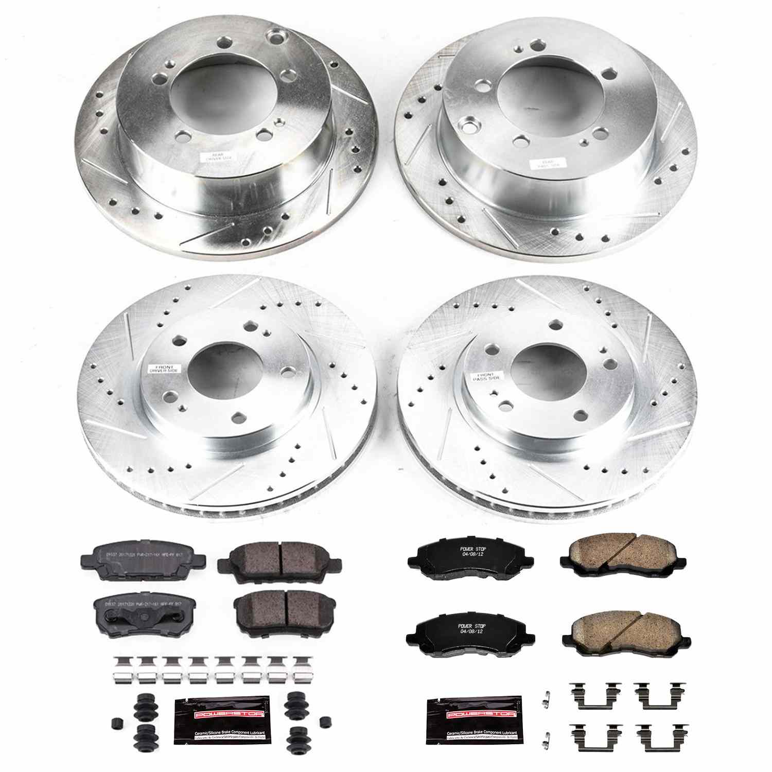 Power Stop 04-06 Mitsubishi Lancer Front & Rear Z23 Evolution Sport Brake Kit