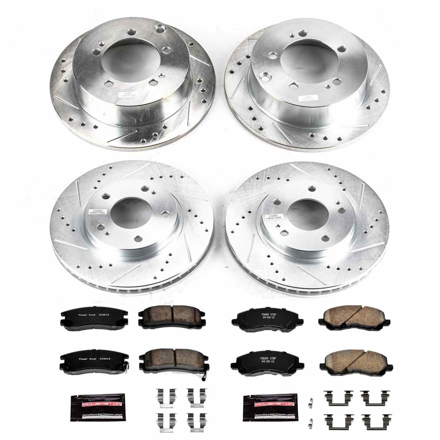 Power Stop 01-05 Chrysler Sebring Front & Rear Z23 Evolution Sport Brake Kit