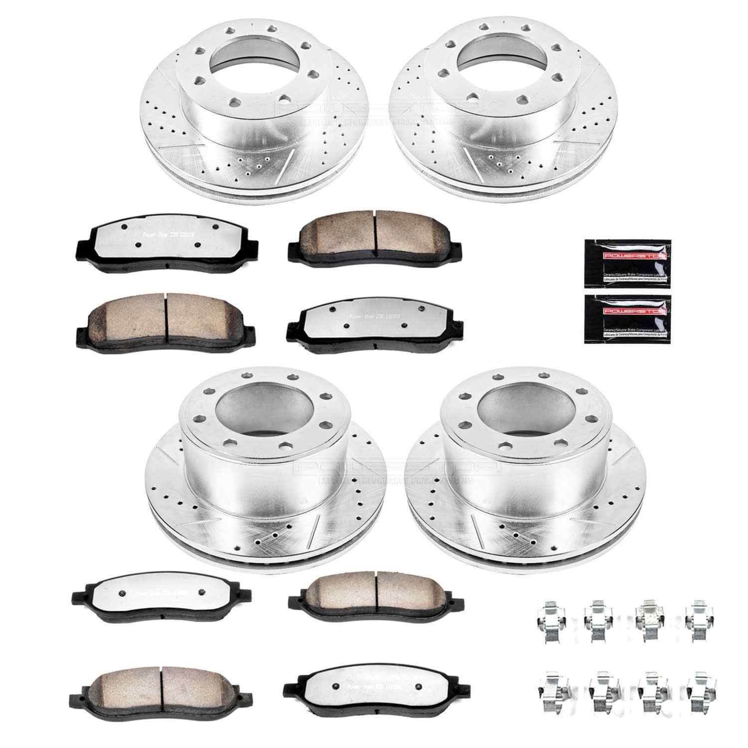 Power Stop 05-07 Ford F-250 Super Duty Front and Rear Z36 Truck & Tow Brake Kit