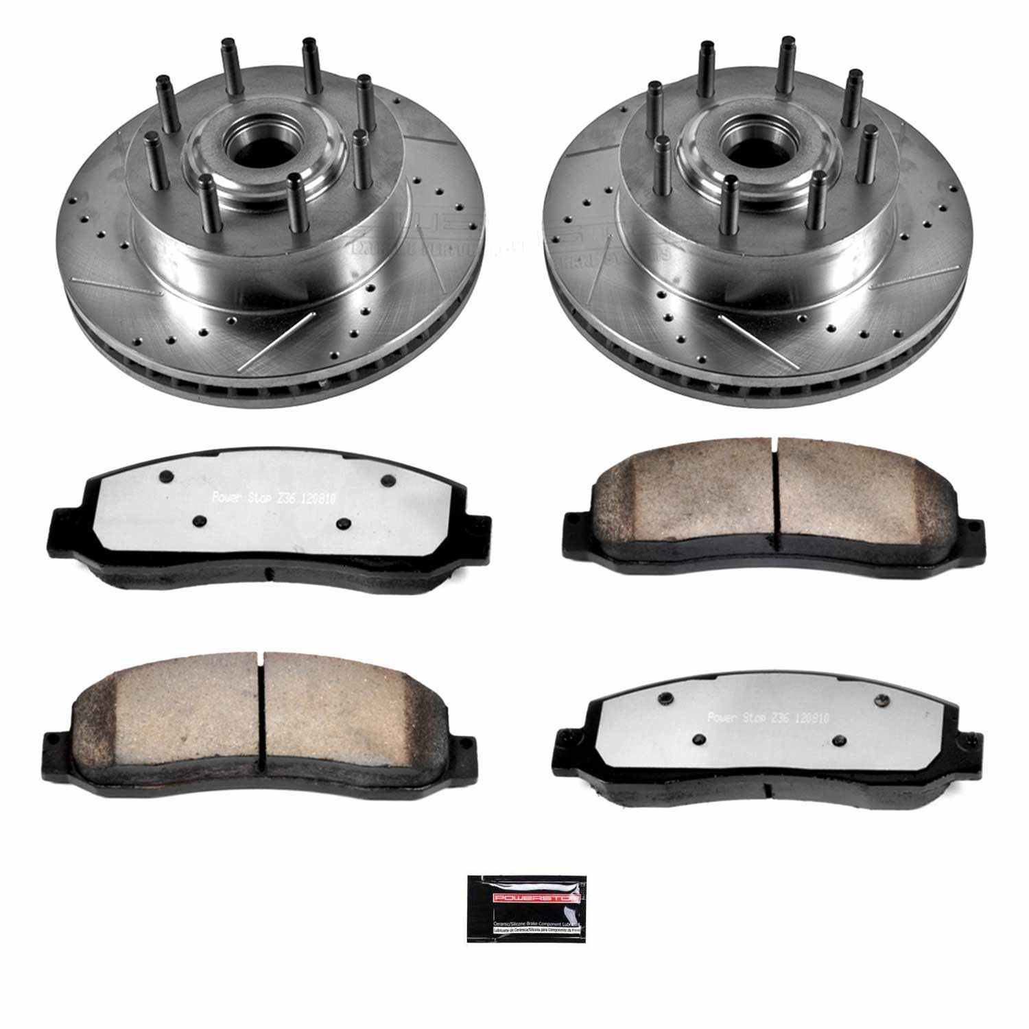 Power Stop 05-07 Ford F-350 Super Duty Front Z36 Truck & Tow Brake Kit