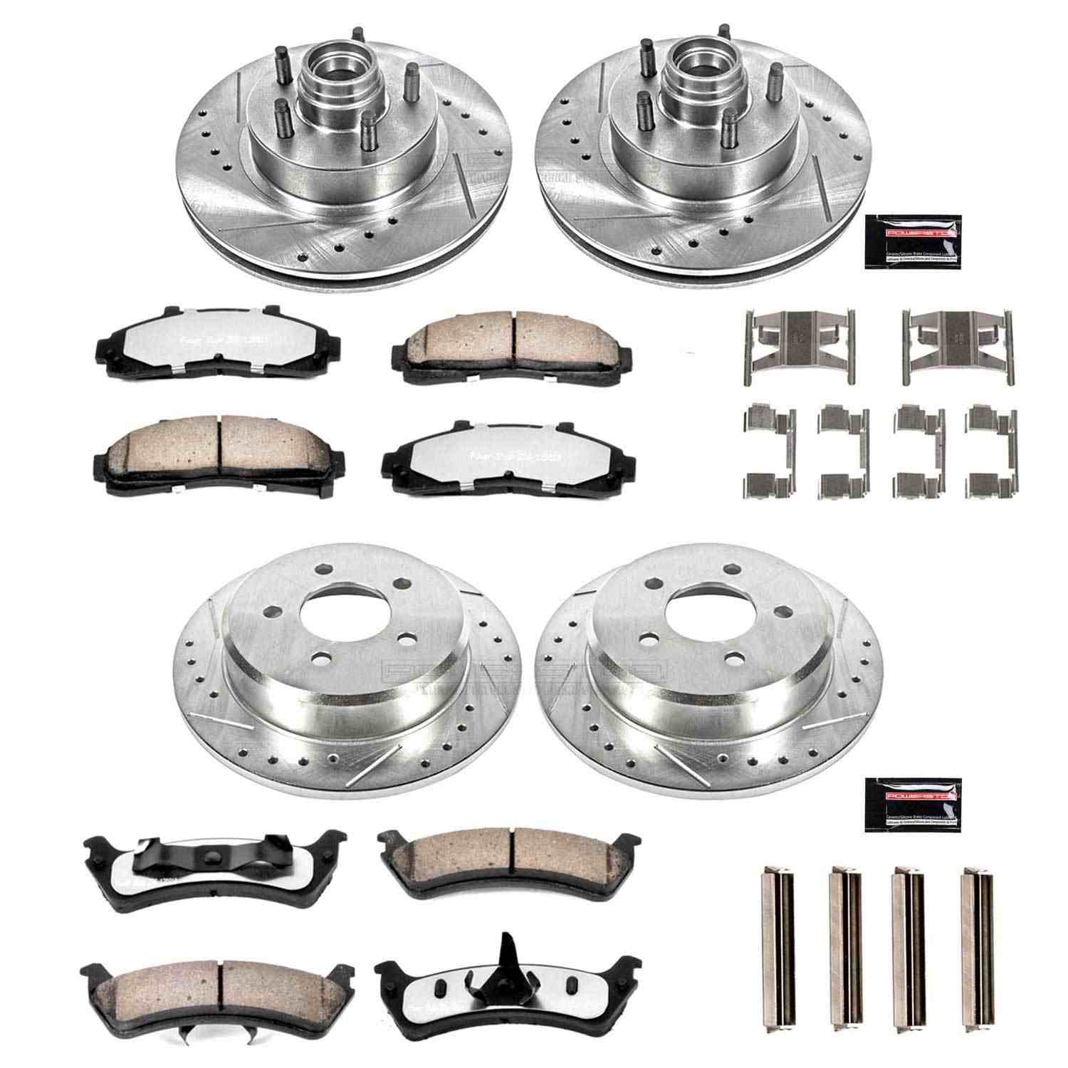 Power Stop 95-01 Ford Explorer Front & Rear Z36 Truck & Tow Brake Kit