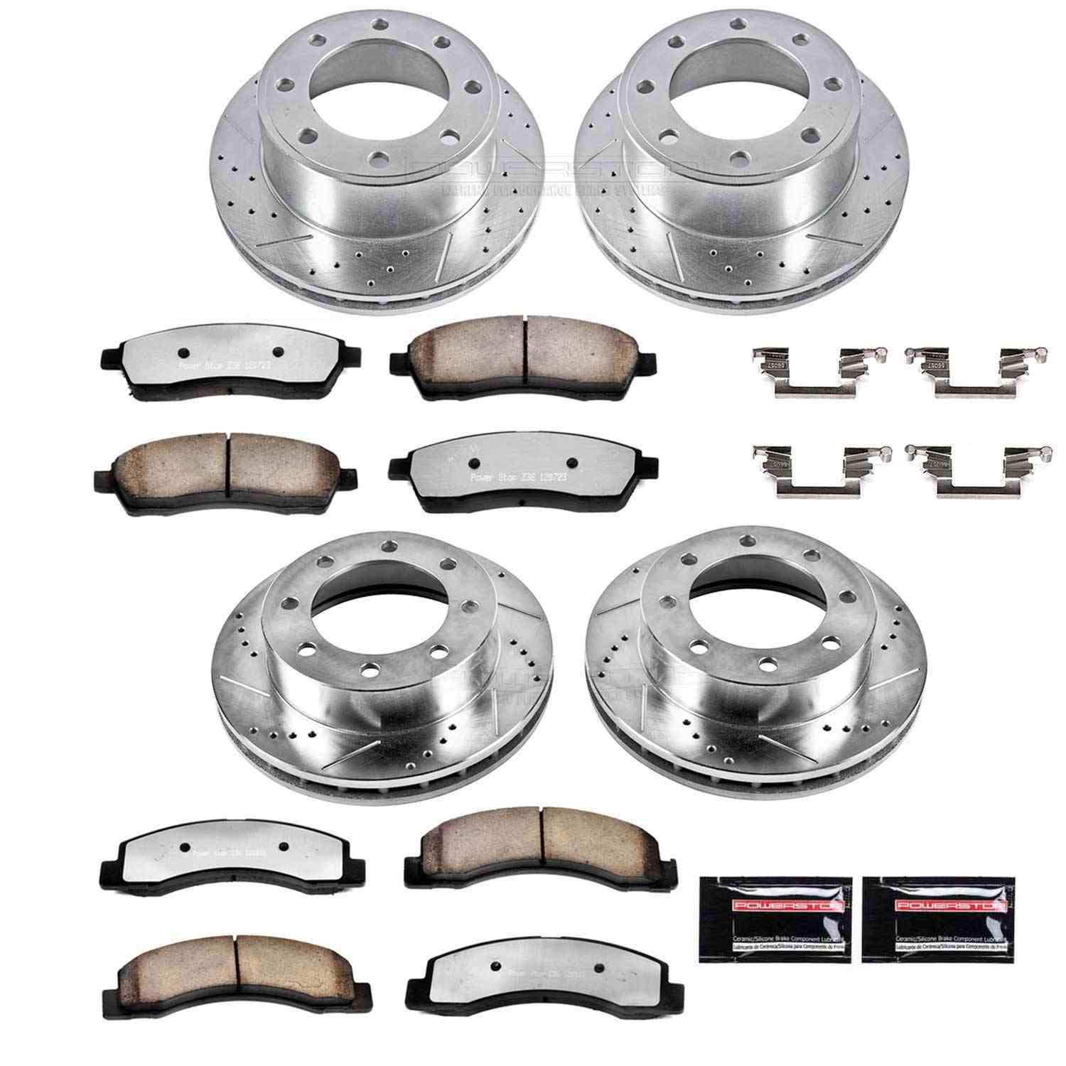 Power Stop 1999 Ford F-350 Super Duty Front & Rear Z36 Truck & Tow Brake Kit