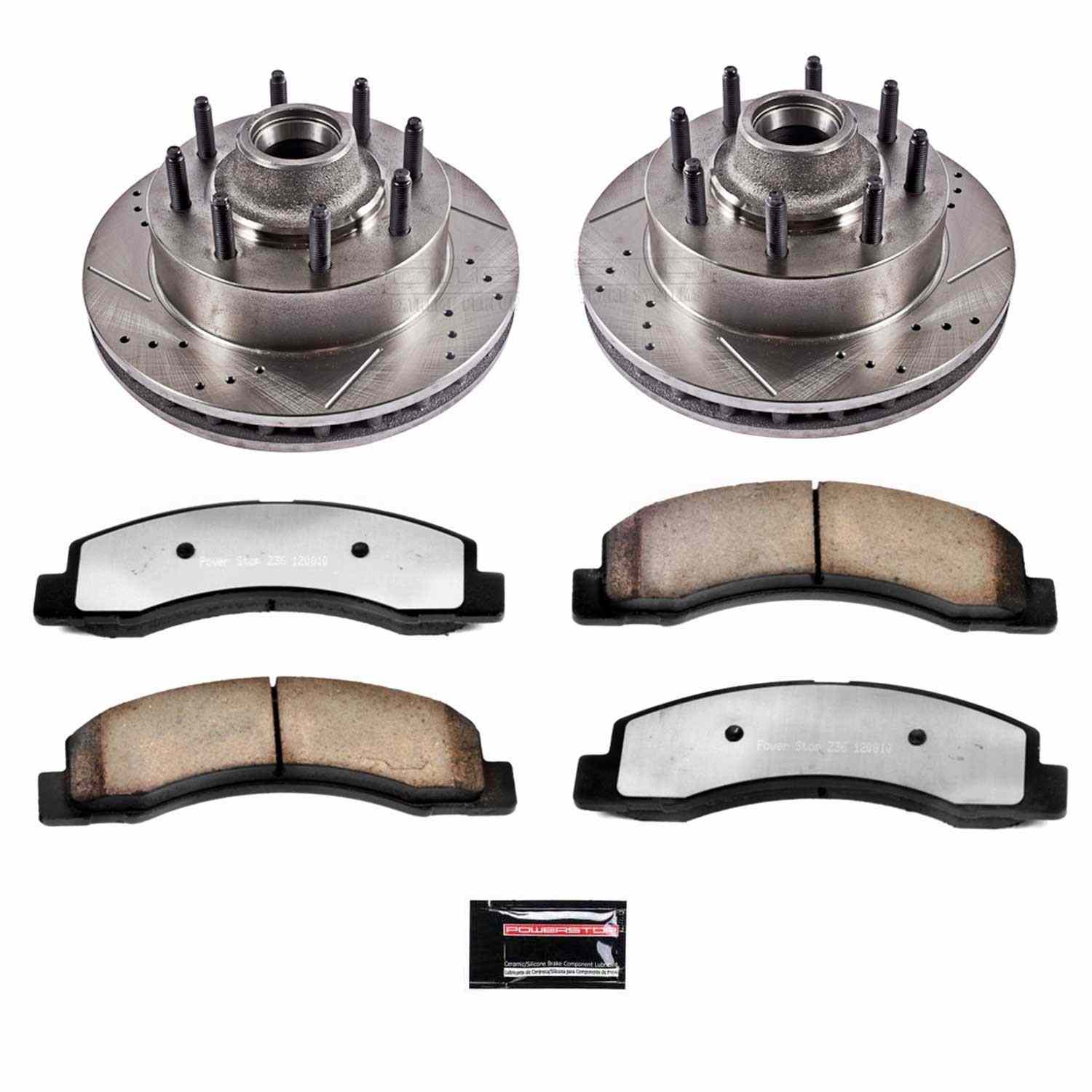 Power Stop 99-02 Ford F-350 Super Duty Front Z36 Truck & Tow Brake Kit