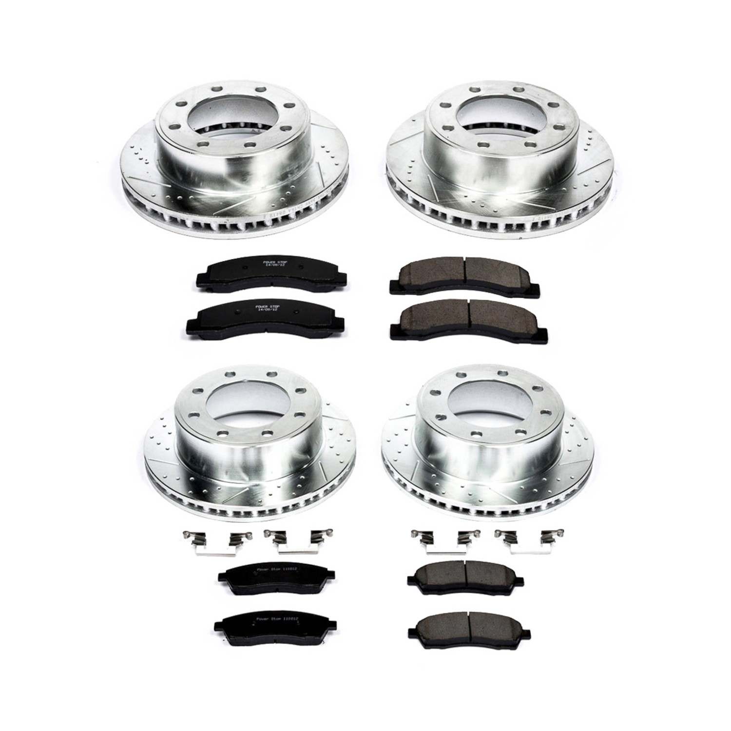 Power Stop 00-05 Ford Excursion Front & Rear Z23 Evolution Sport Brake Kit