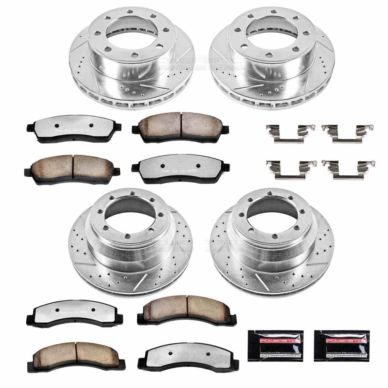 Power Stop 99-04 Ford F-350 Super Duty Front & Rear Z36 Truck & Tow Brake Kit