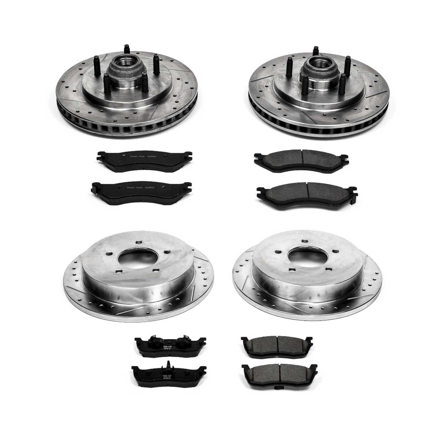 Power Stop 00-02 Ford Expedition Front & Rear Z23 Evolution Sport Brake Kit