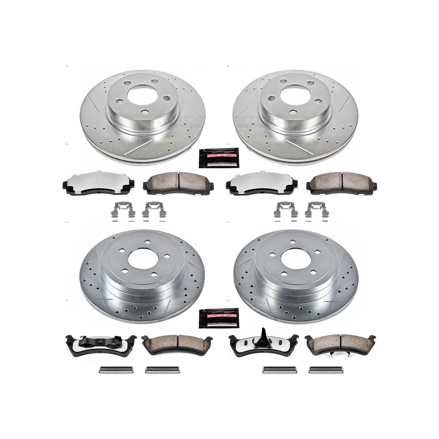 Power Stop 2003 Ford Explorer Sport Front & Rear Z36 Truck & Tow Brake Kit