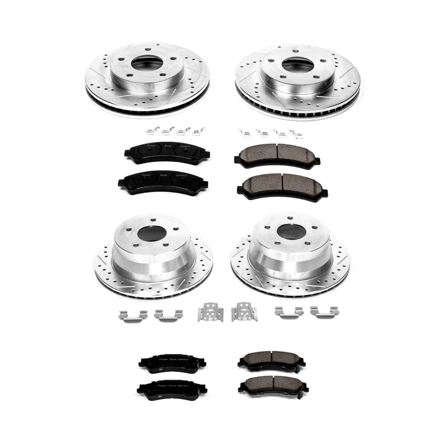 Power Stop 97-05 Chevrolet Blazer Front & Rear Z23 Evolution Sport Brake Kit