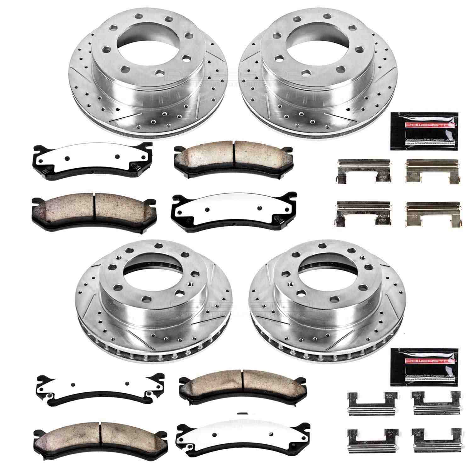 Power Stop 02-06 Chevrolet Avalanche 2500 Front & Rear Z36 Truck & Tow Brake Kit