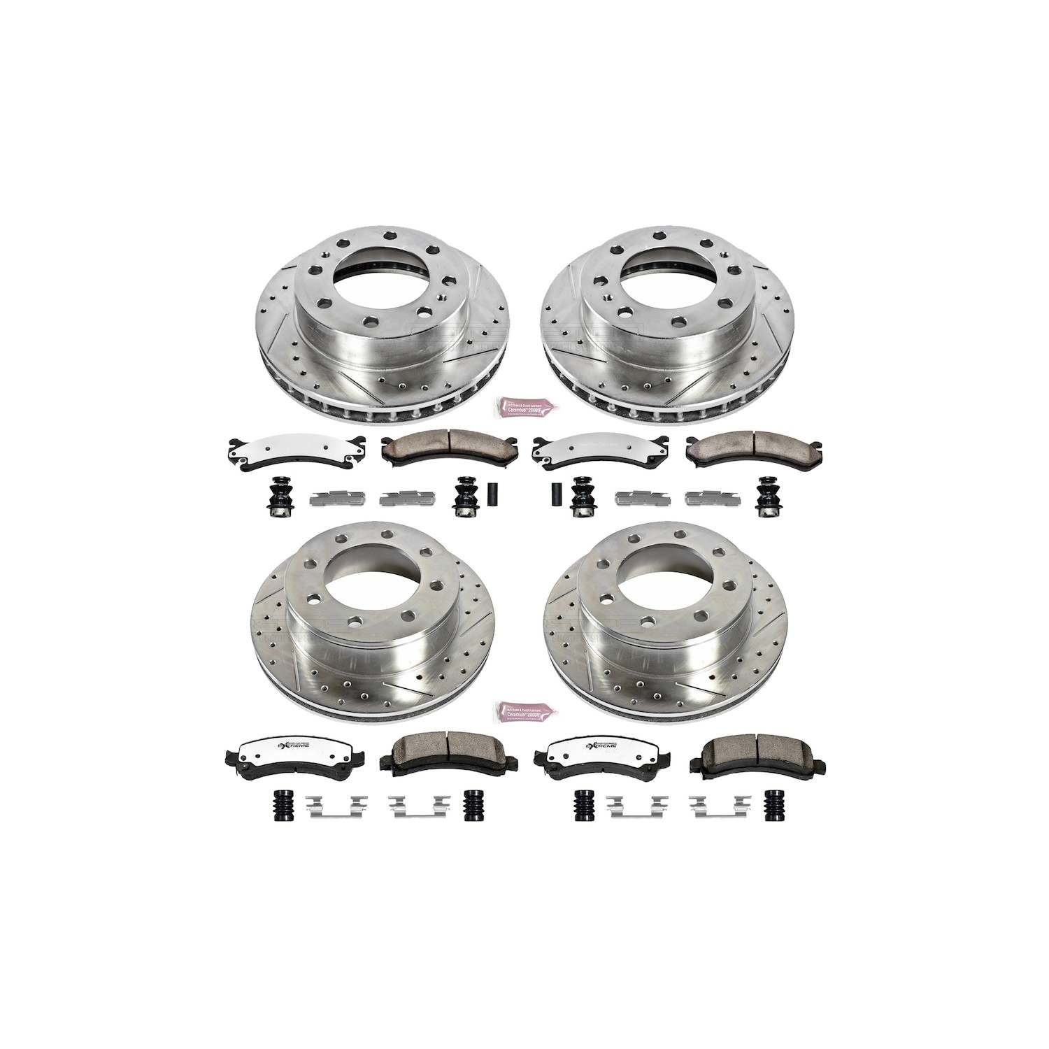 Power Stop 06-17 Chevrolet Express 2500 Front & Rear Z36 Truck & Tow Brake Kit