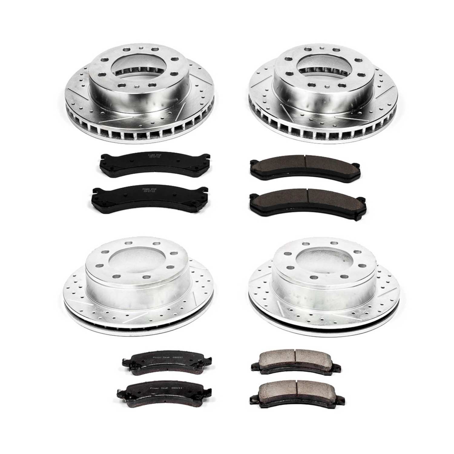 Power Stop 06-17 Chevrolet Express 2500 Front & Rear Z23 Evolution Sport Brake Kit