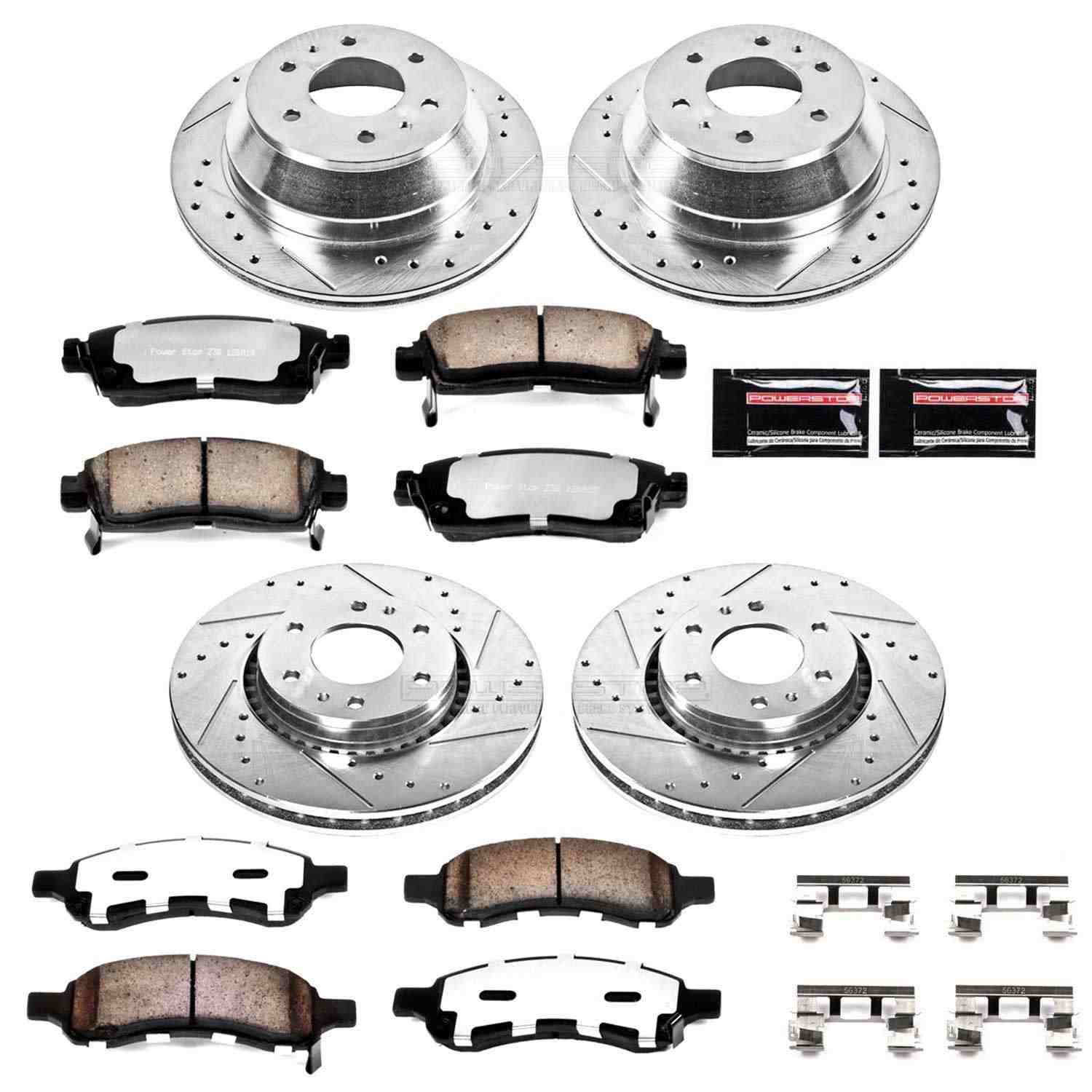 Power Stop 06-07 Buick Rainier Front & Rear Z36 Truck & Tow Brake Kit