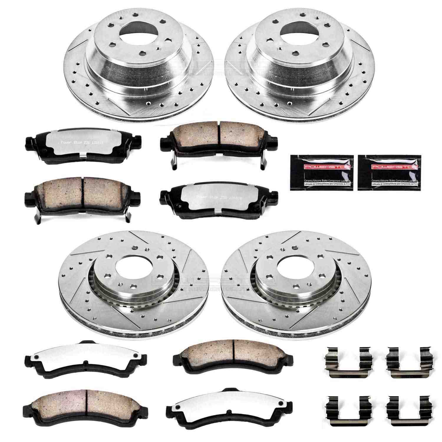 Power Stop 04-05 Buick Rainier Front & Rear Z36 Truck & Tow Brake Kit