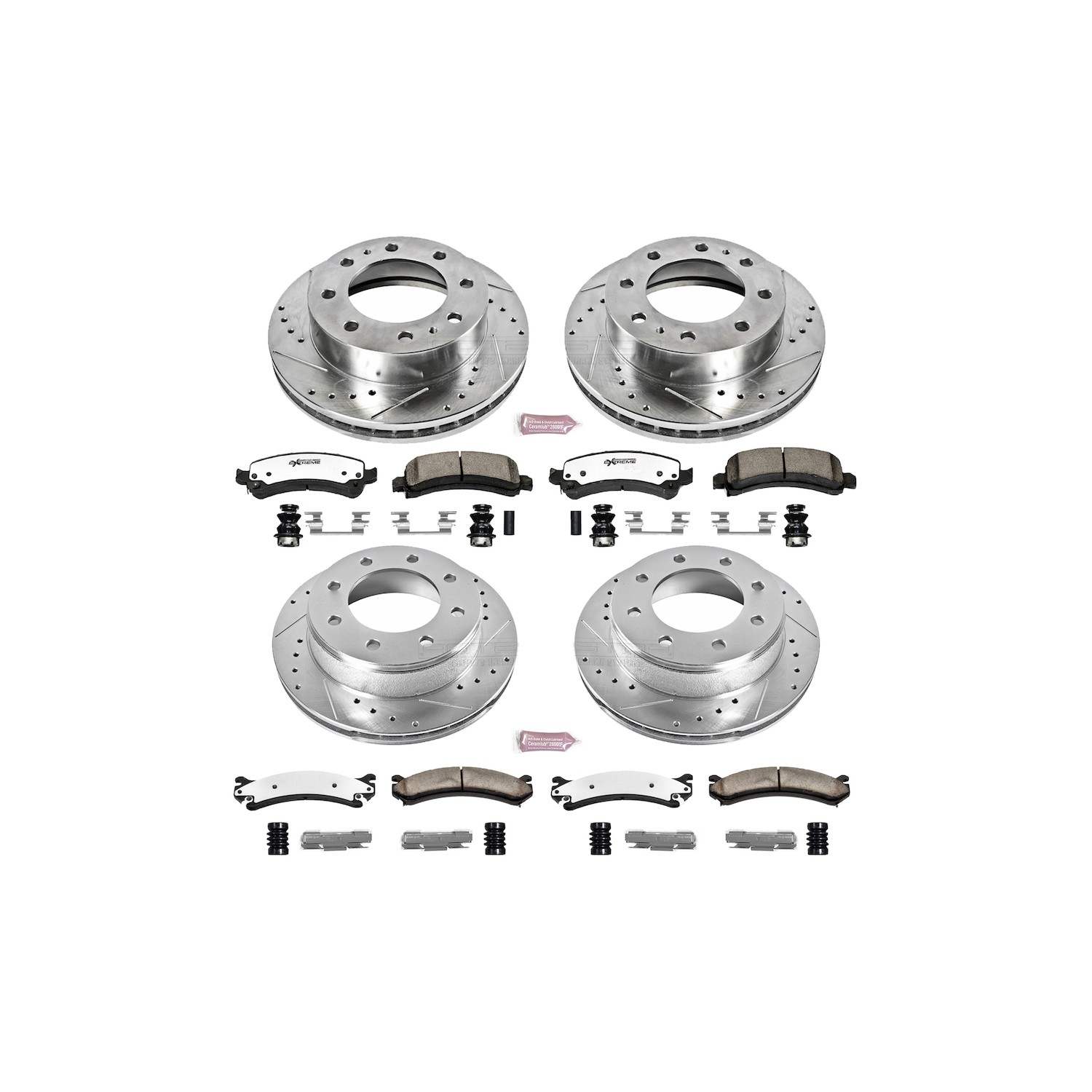 Power Stop 14-19 Chevrolet Express 3500 Front & Rear Z36 Truck & Tow Brake Kit