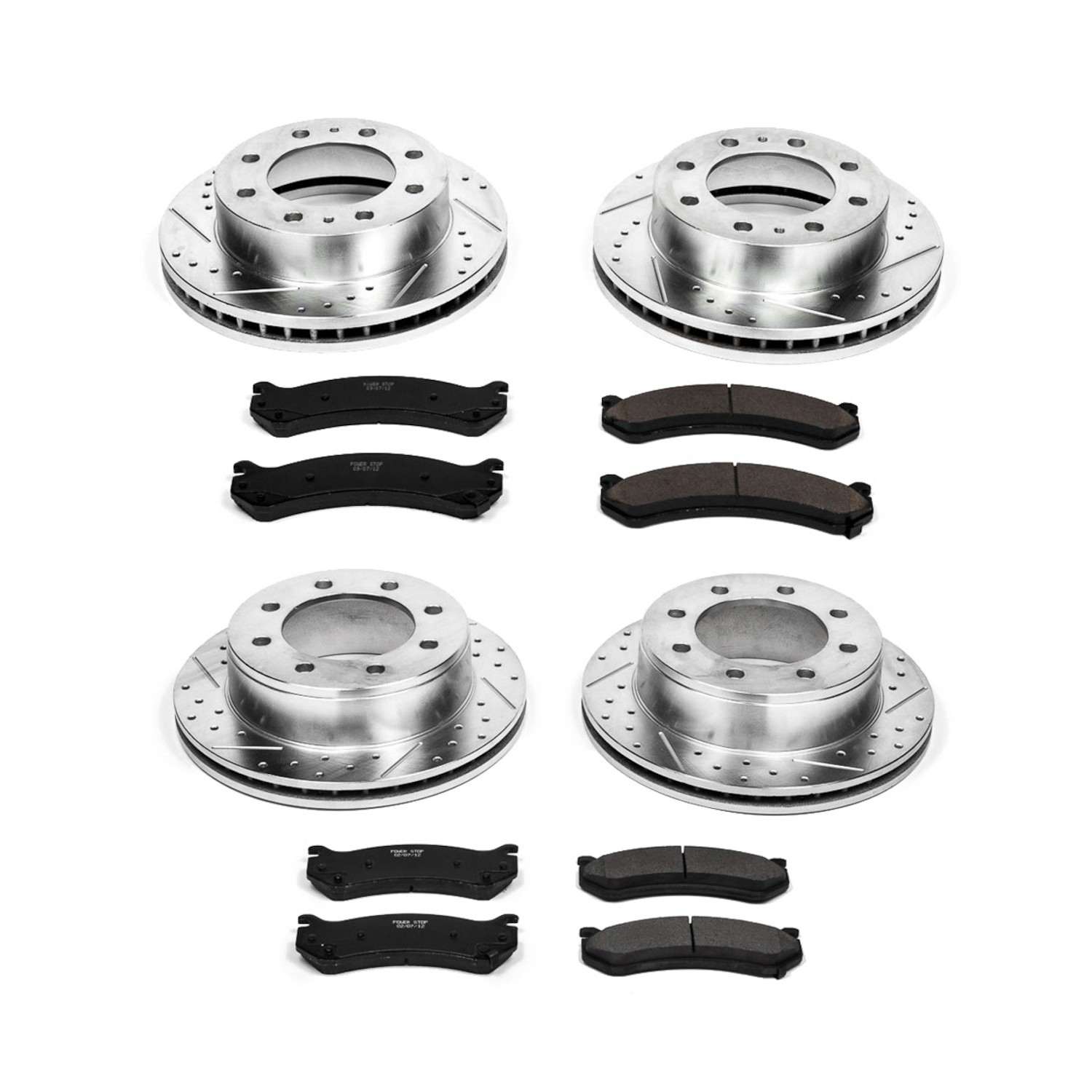 Power Stop 02-04 Chevrolet Avalanche 2500 Front & Rear Z23 Evolution Sport Brake Kit