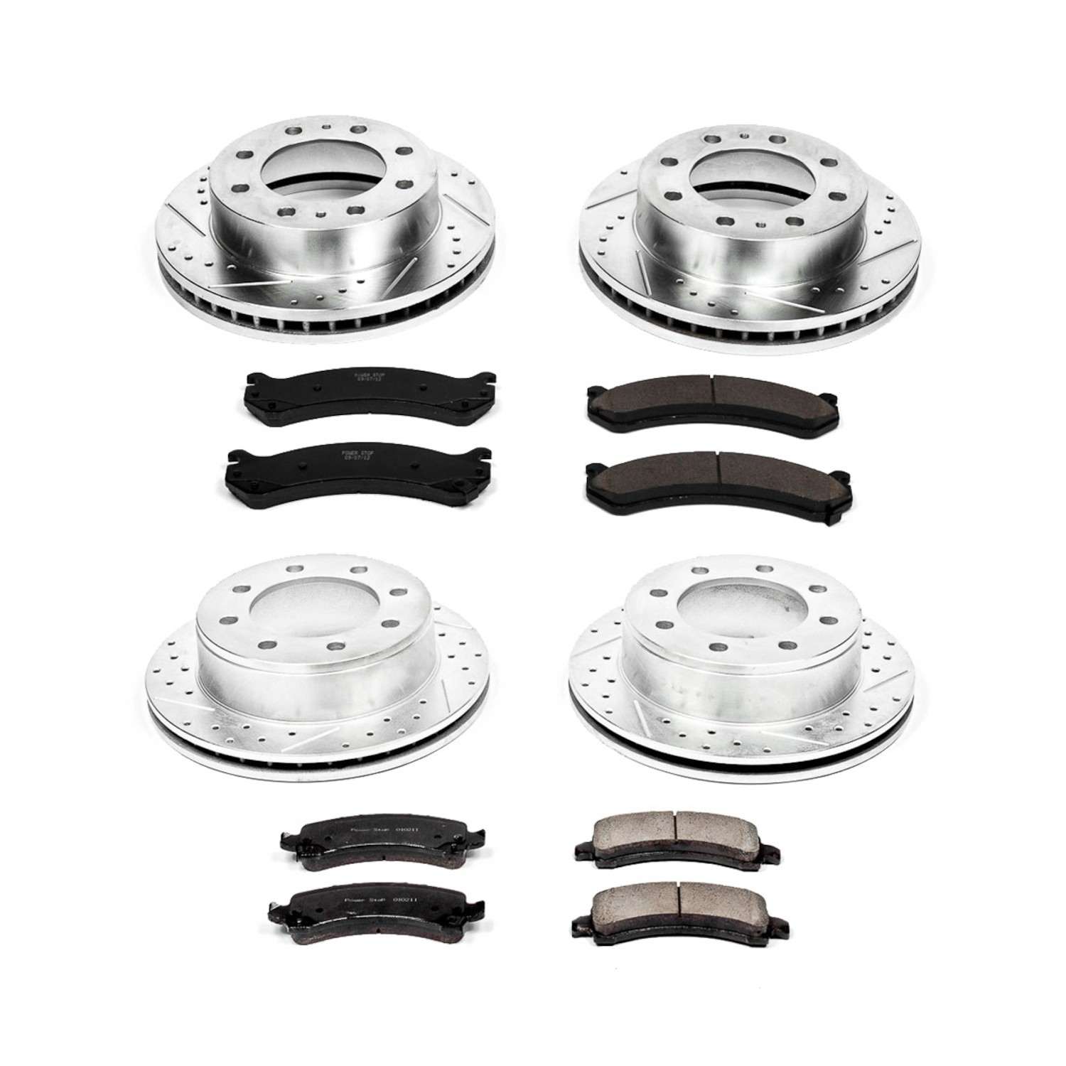 Power Stop 14-19 Chevrolet Express 3500 Front & Rear Z23 Evolution Sport Brake Kit