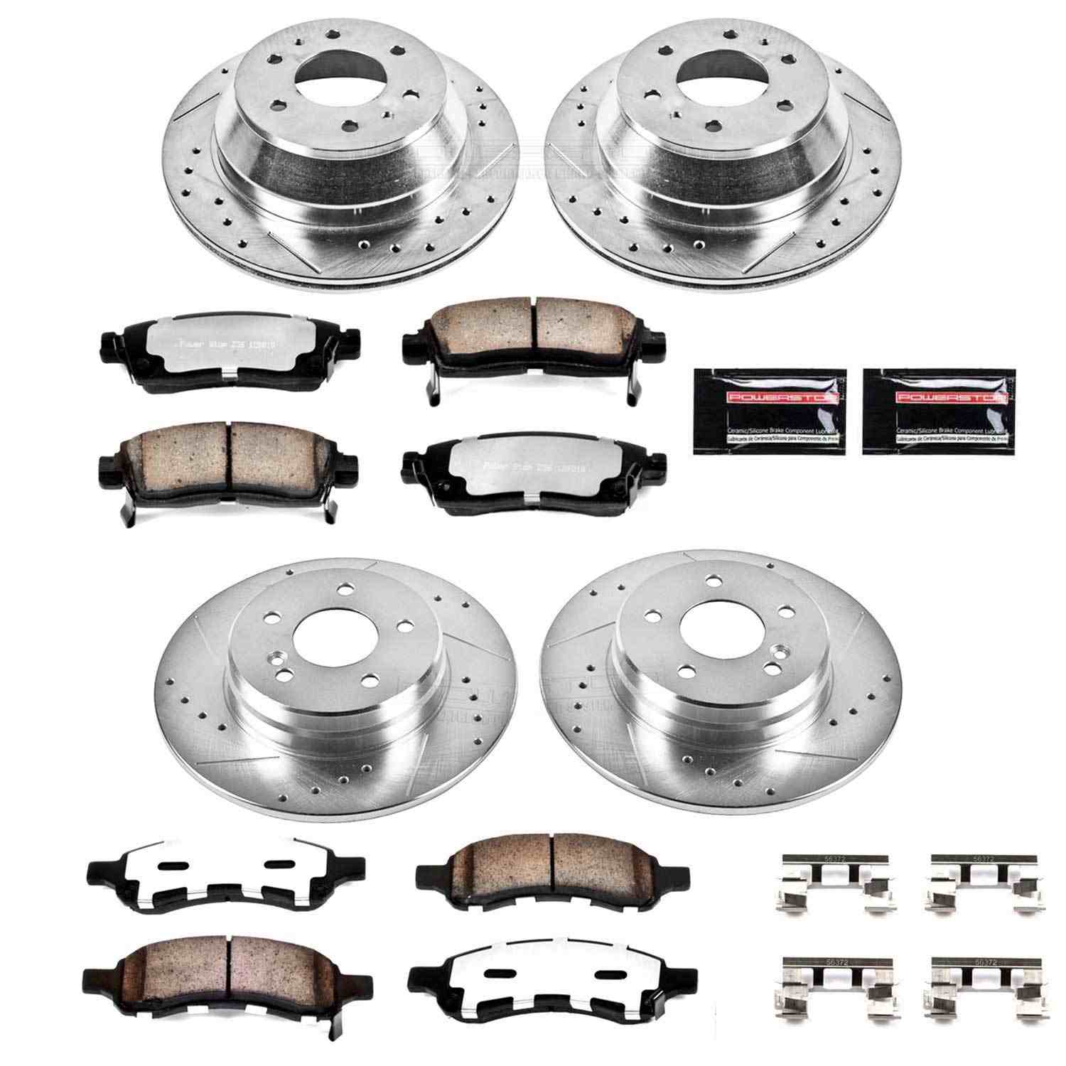 Power Stop 06-07 Buick Rainier Front & Rear Z36 Truck & Tow Brake Kit
