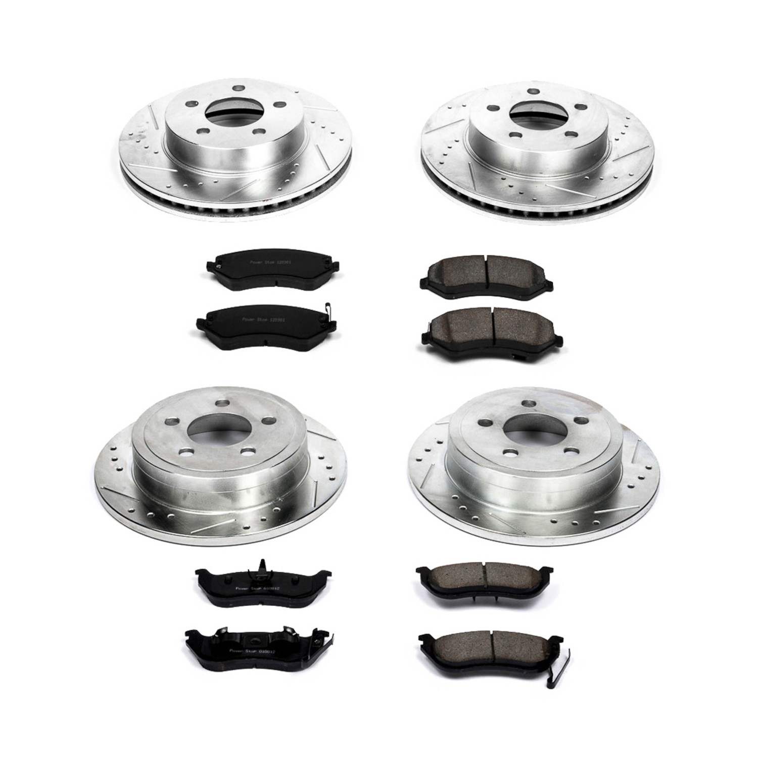 Power Stop 03-07 Jeep Liberty Front & Rear Z23 Evolution Sport Brake Kit