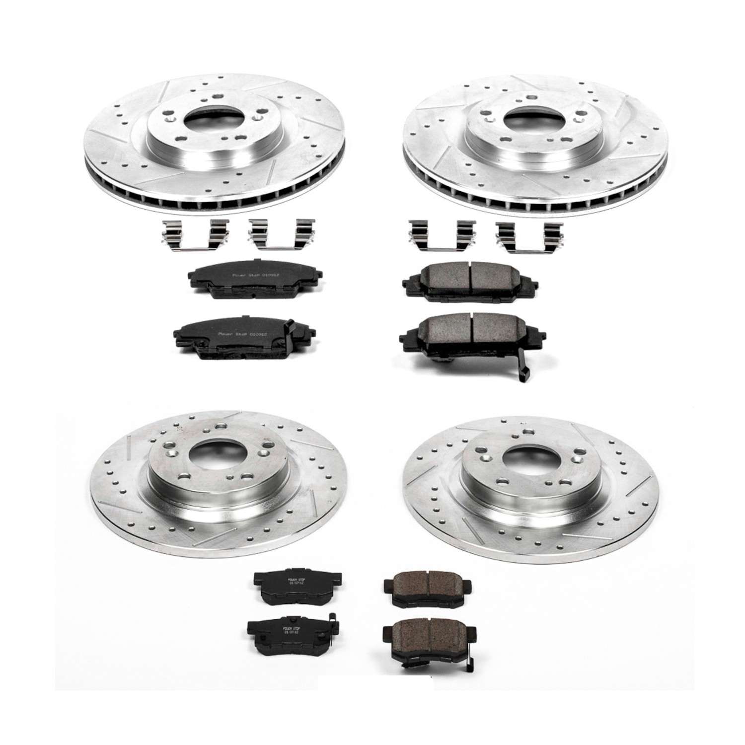 Power Stop 00-09 Honda S2000 Front & Rear Z23 Evolution Sport Brake Kit