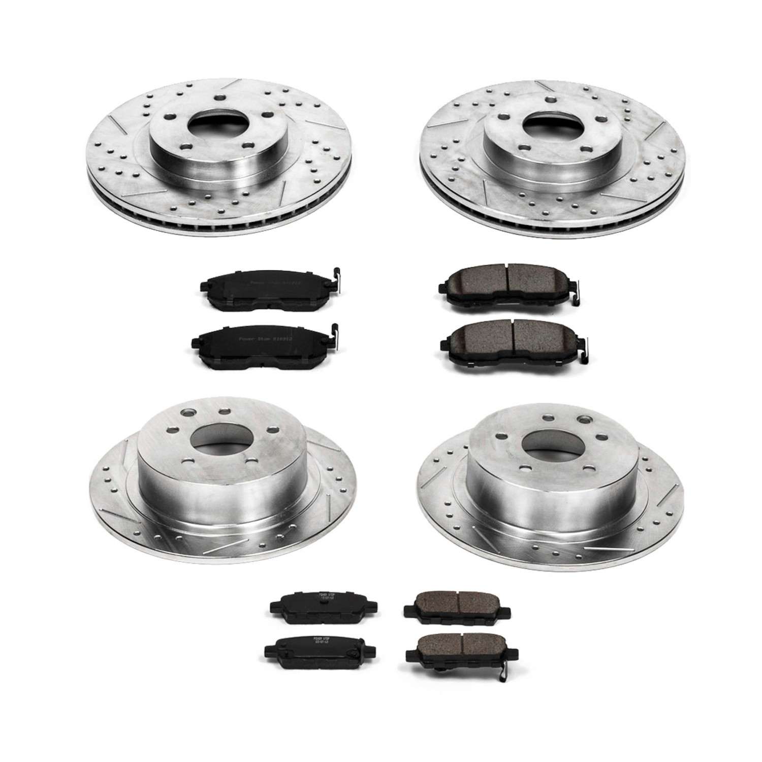 Power Stop 02-06 Nissan Altima Front & Rear Z23 Evolution Sport Brake Kit