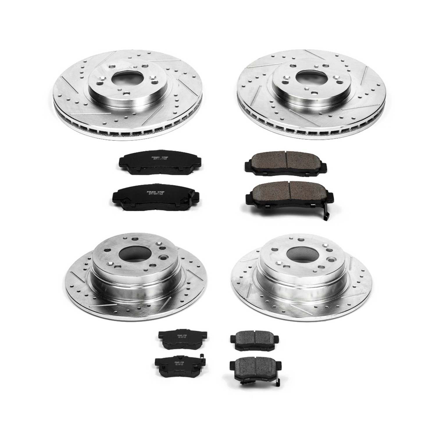 Power Stop 01-03 Acura CL Front & Rear Z23 Evolution Sport Brake Kit