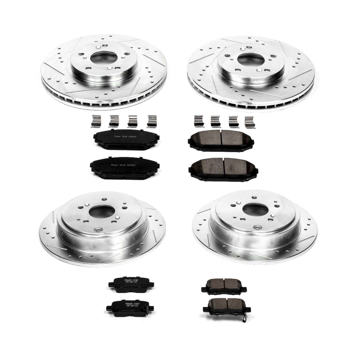 Power Stop 01-02 Acura MDX Front & Rear Z23 Evolution Sport Brake Kit
