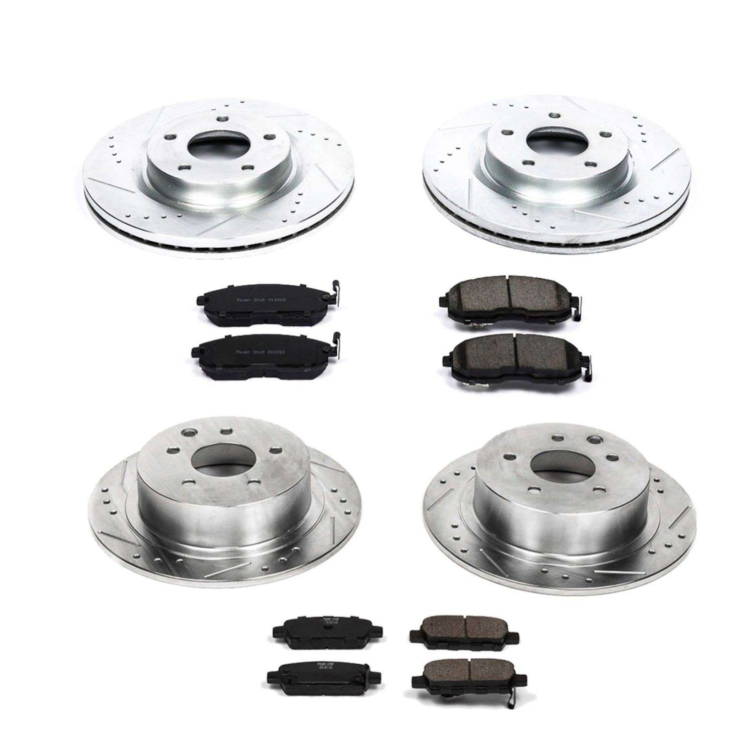 Power Stop 10-13 Nissan Altima Front & Rear Z23 Evolution Sport Brake Kit