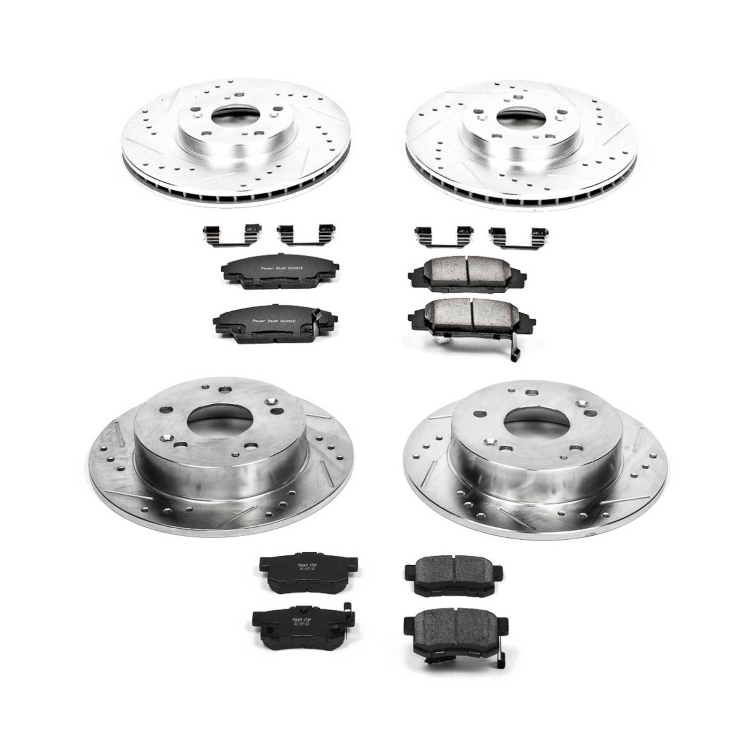 Power Stop 02-06 Acura RSX Front & Rear Z23 Evolution Sport Brake Kit