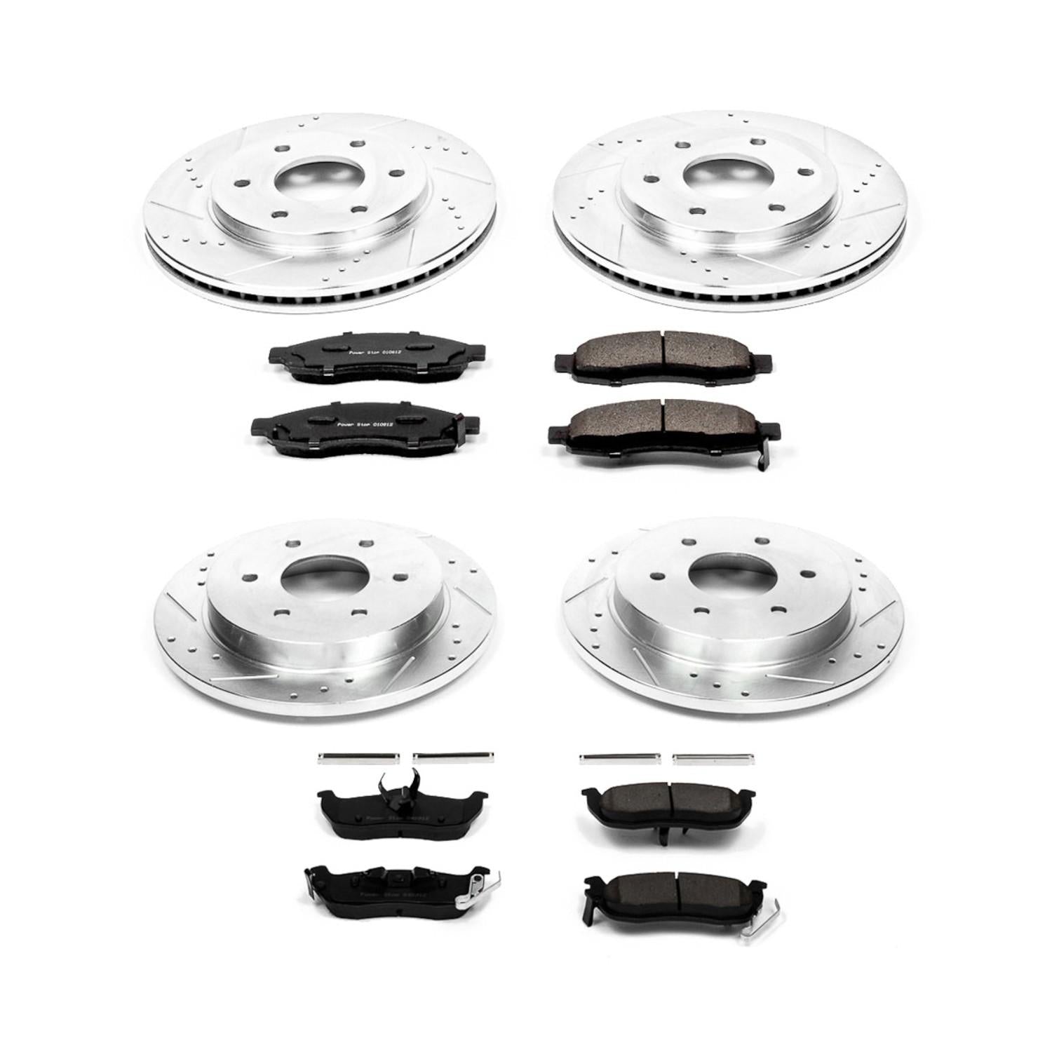 Power Stop 04-05 Infiniti QX56 Front & Rear Z23 Evolution Sport Brake Kit