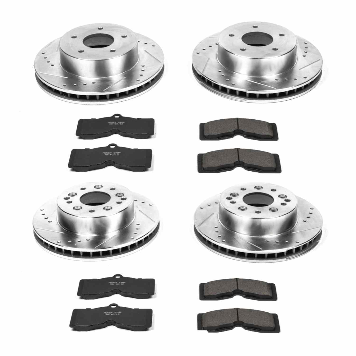 Power Stop 63-82 Chevrolet Corvette Front & Rear Z23 Evolution Sport Brake Kit