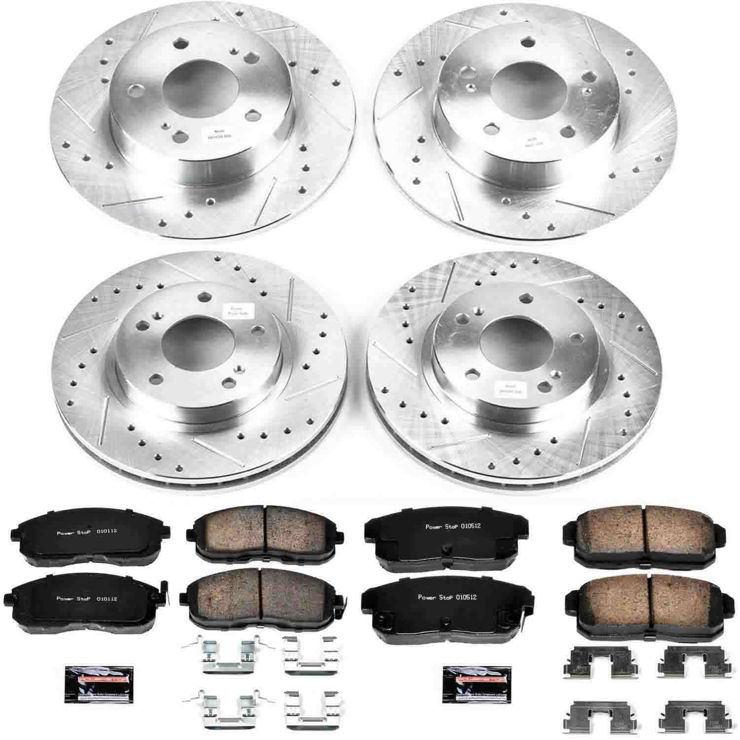 Power Stop 2001 Infiniti I30 Front & Rear Z23 Evolution Sport Brake Kit