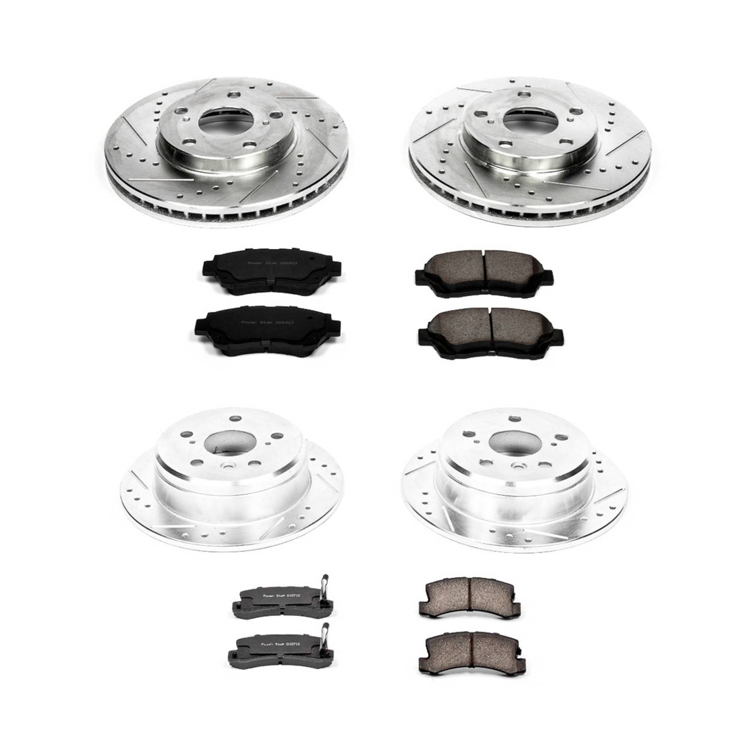 Power Stop 92-96 Toyota Camry Front & Rear Z23 Evolution Sport Brake Kit