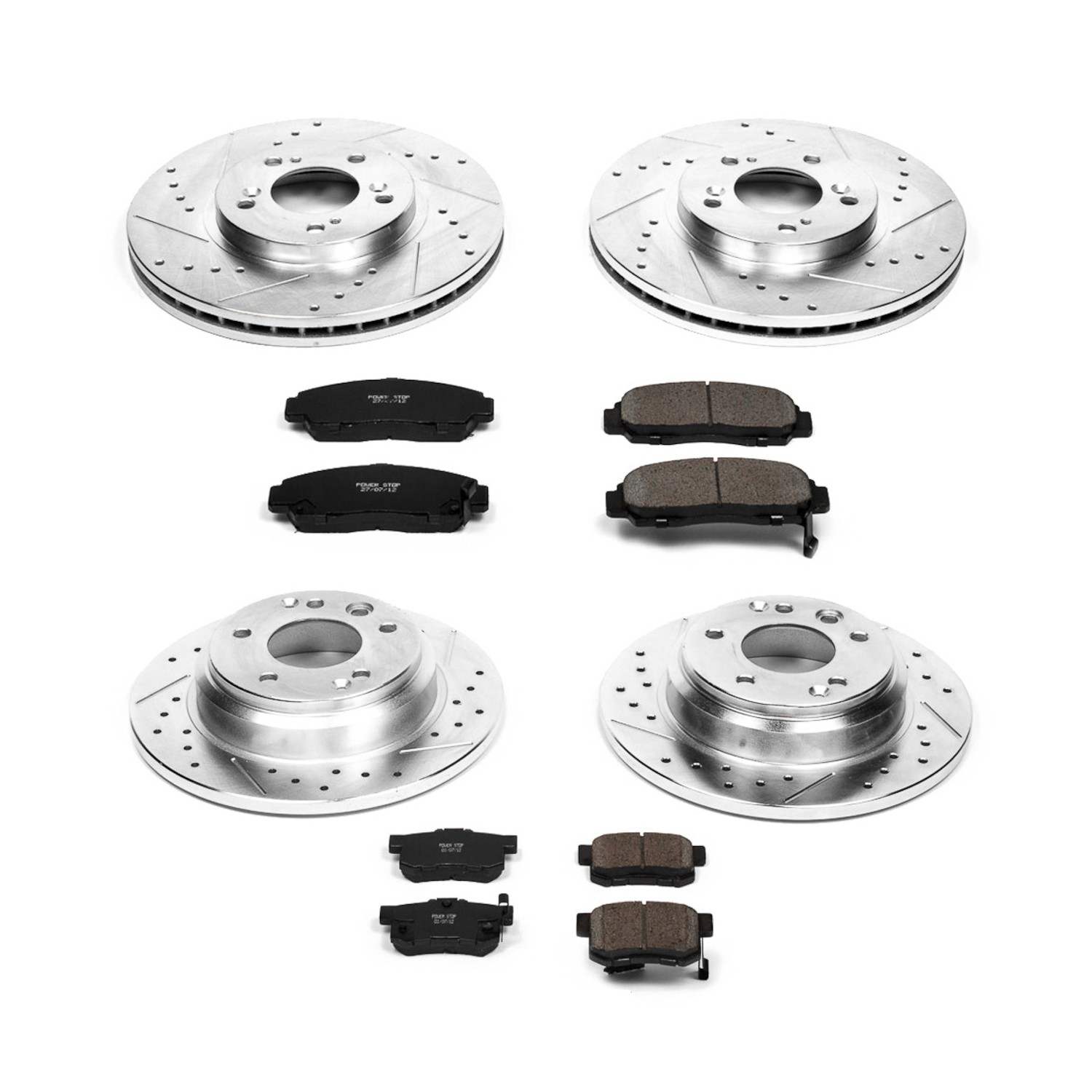 Power Stop 99-01 Acura RL Front & Rear Z23 Evolution Sport Brake Kit
