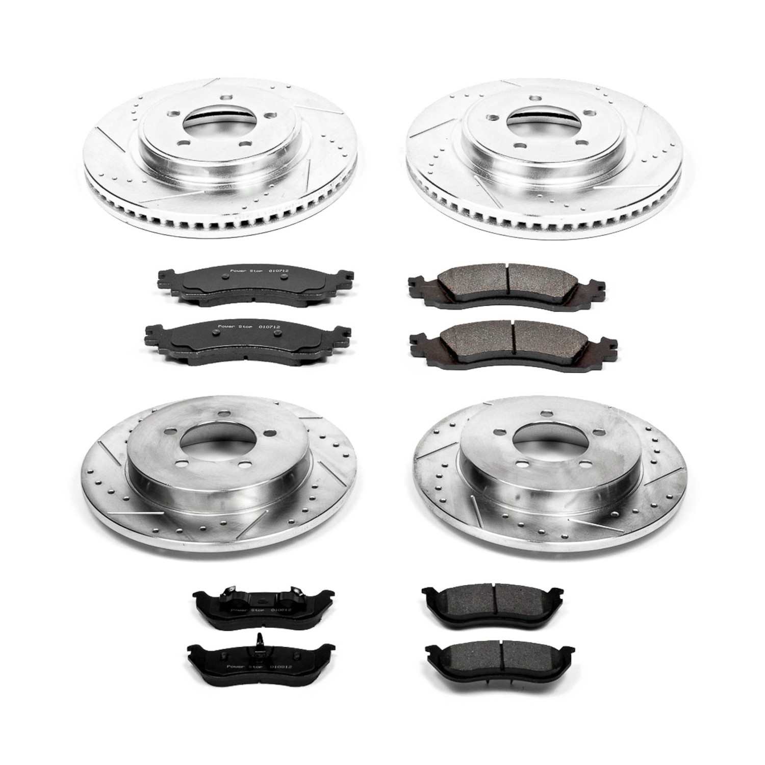 Power Stop 2006 Mercury Mountaineer Front & Rear Z23 Evolution Sport Brake Kit