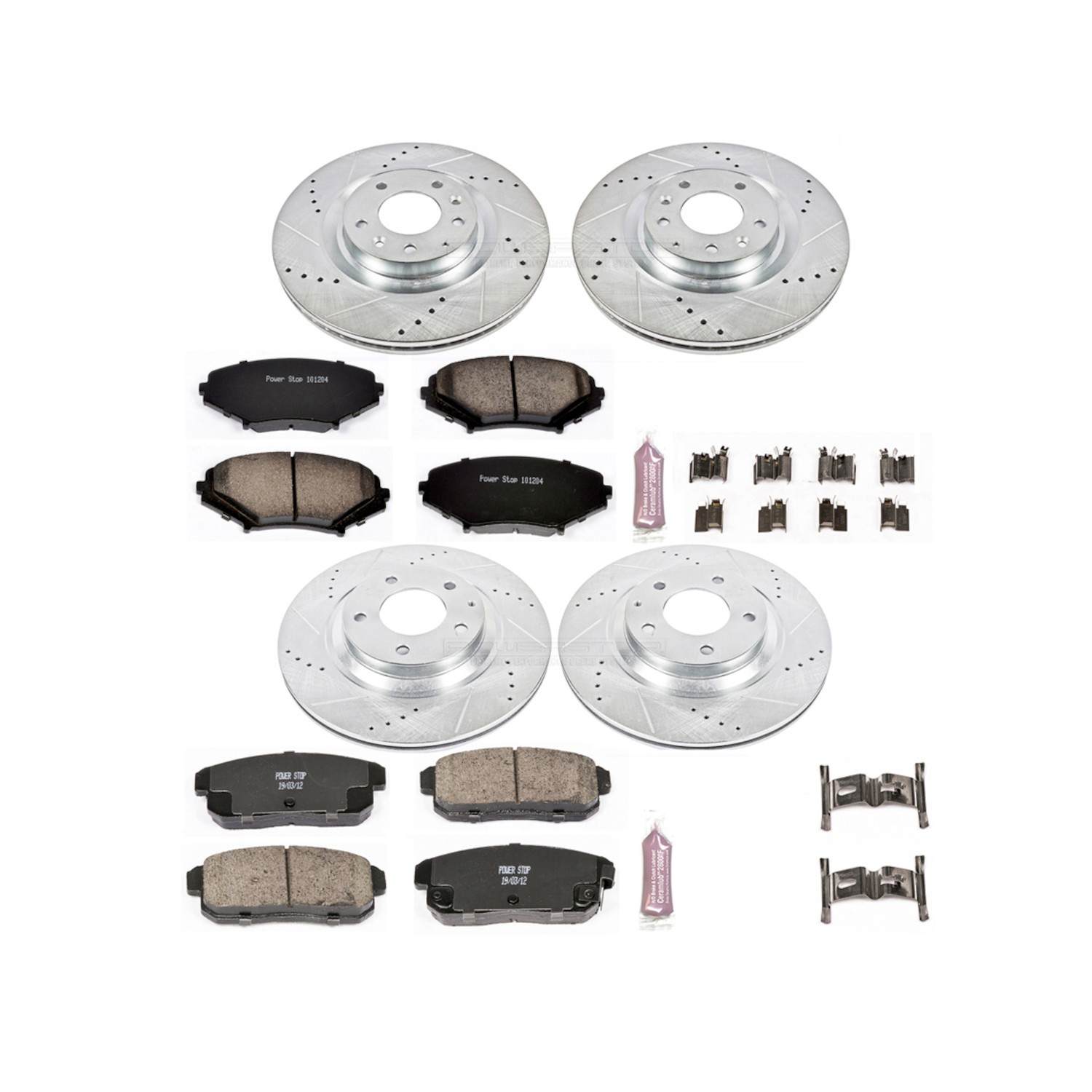 Power Stop 04-11 Mazda RX-8 Front & Rear Z23 Evolution Sport Brake Kit