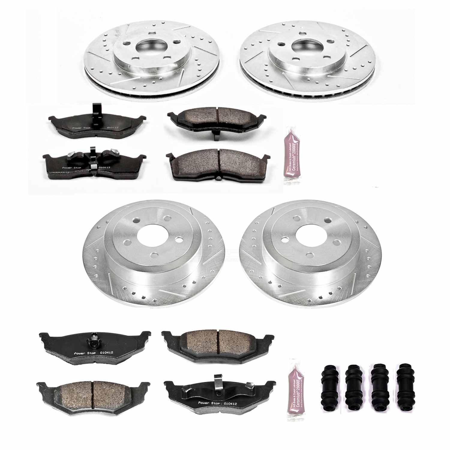Power Stop 00-05 Dodge Neon Front & Rear Z23 Evolution Sport Brake Kit