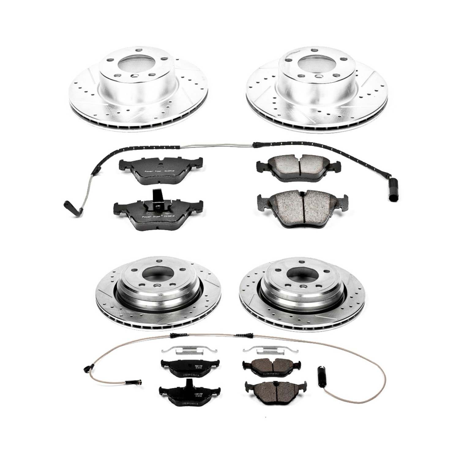 Power Stop 01-03 BMW 525i Front & Rear Z23 Evolution Sport Brake Kit
