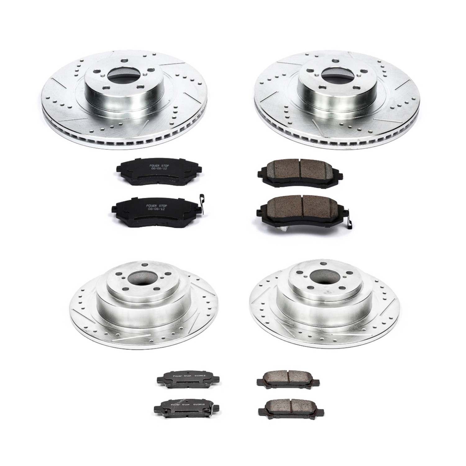 Power Stop 04-06 Subaru Baja Front & Rear Z23 Evolution Sport Brake Kit