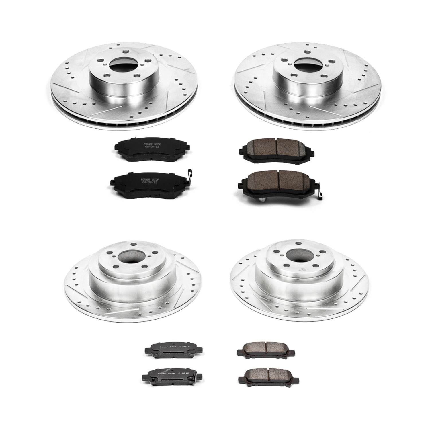 Power Stop 03-06 Subaru Baja Front & Rear Z23 Evolution Sport Brake Kit