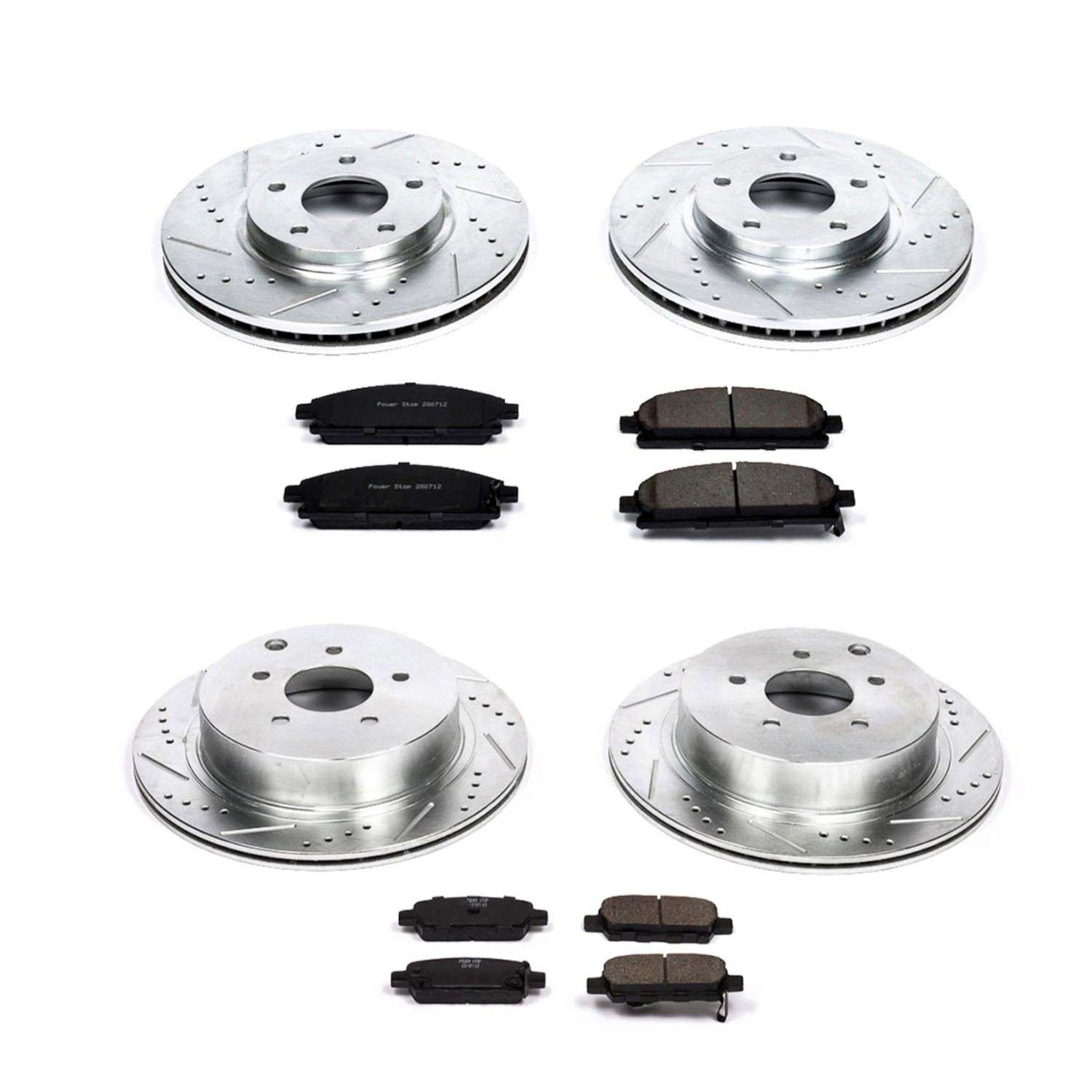 Power Stop 04-09 Nissan Quest Front & Rear Z23 Evolution Sport Brake Kit