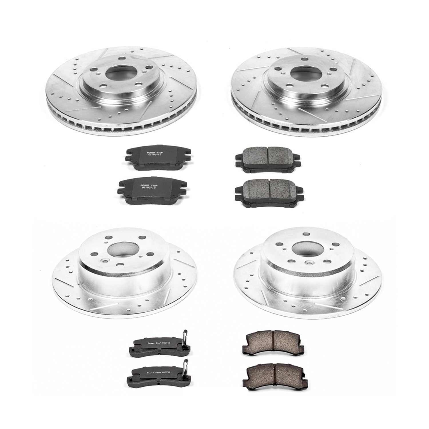 Power Stop 02-03 Lexus RX300 Front & Rear Z23 Evolution Sport Brake Kit
