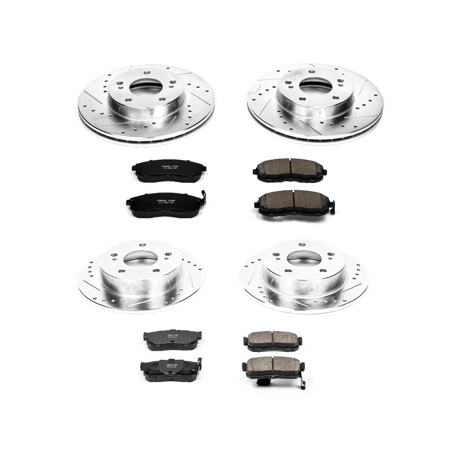Power Stop 89-94 Nissan Maxima Front & Rear Z23 Evolution Sport Brake Kit