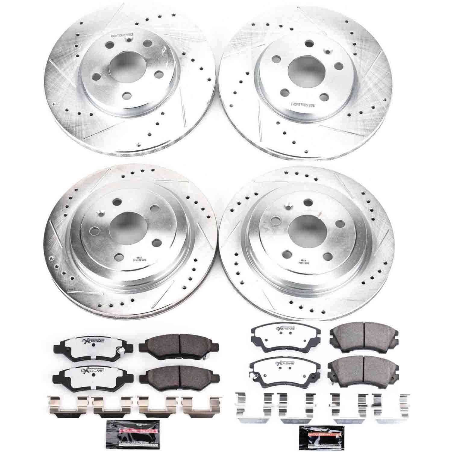 Power Stop 10-15 Chevrolet Camaro Front & Rear Z26 Street Warrior Brake Kit
