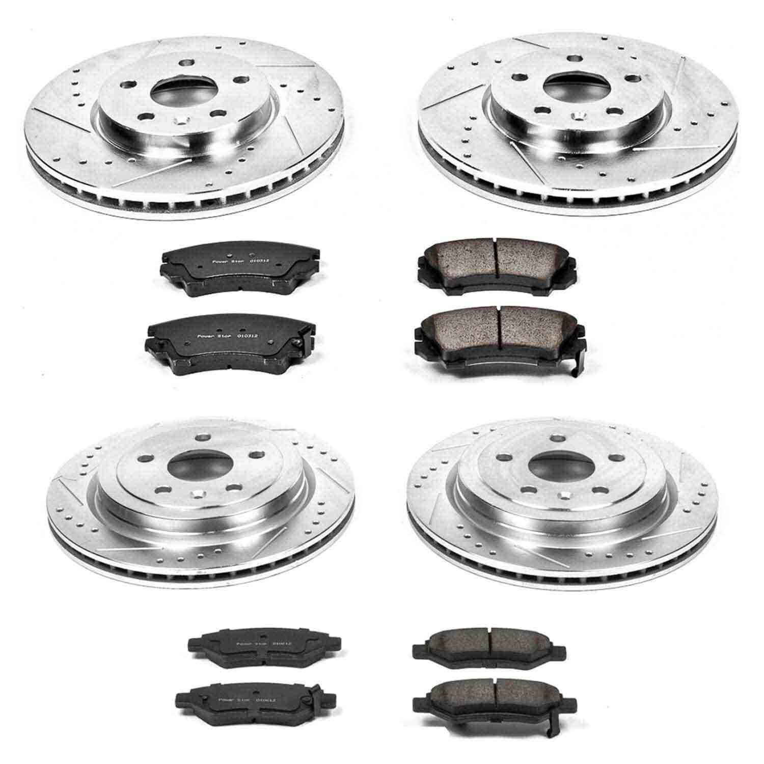 Power Stop 10-15 Chevrolet Camaro Front & Rear Z23 Evolution Sport Brake Kit