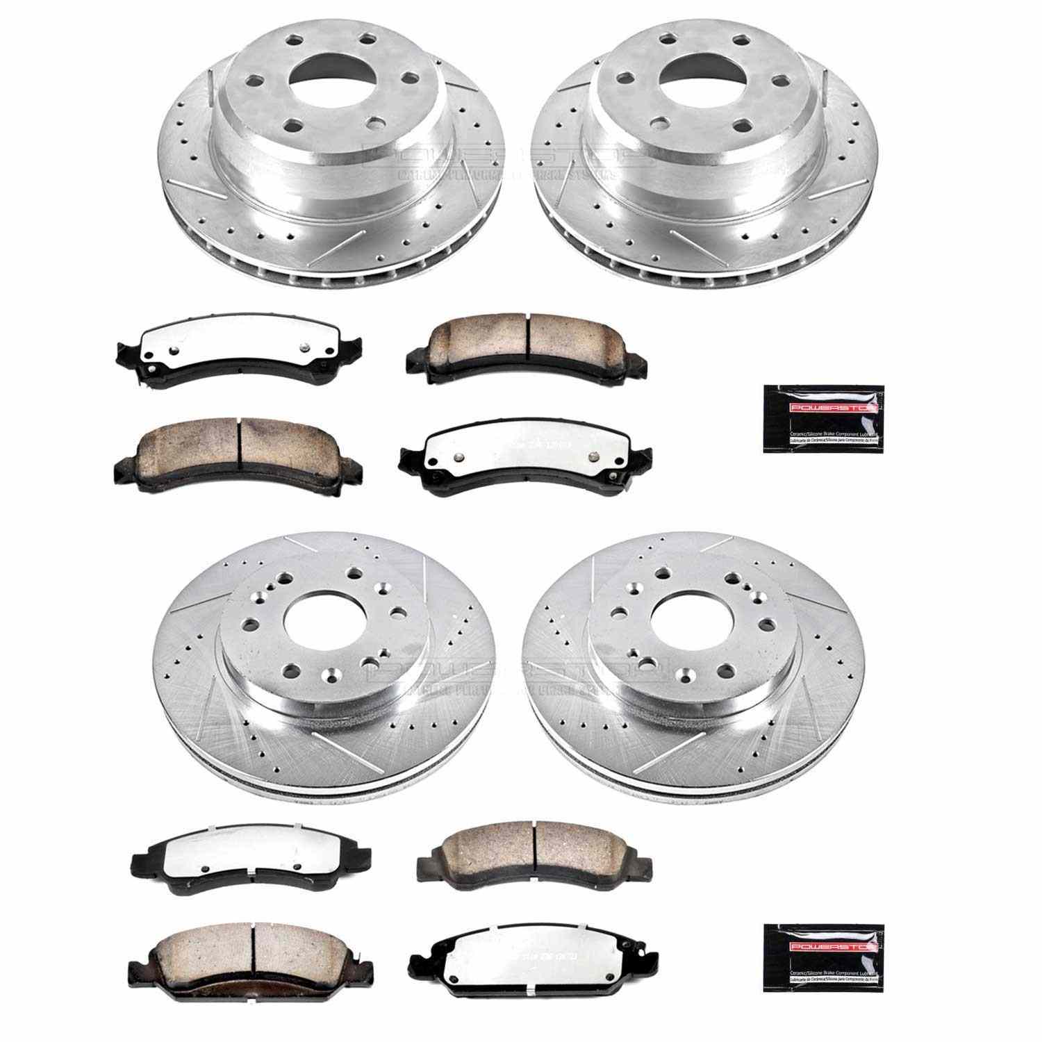 Power Stop 09-14 Chevrolet Express 1500 Front & Rear Z36 Truck & Tow Brake Kit
