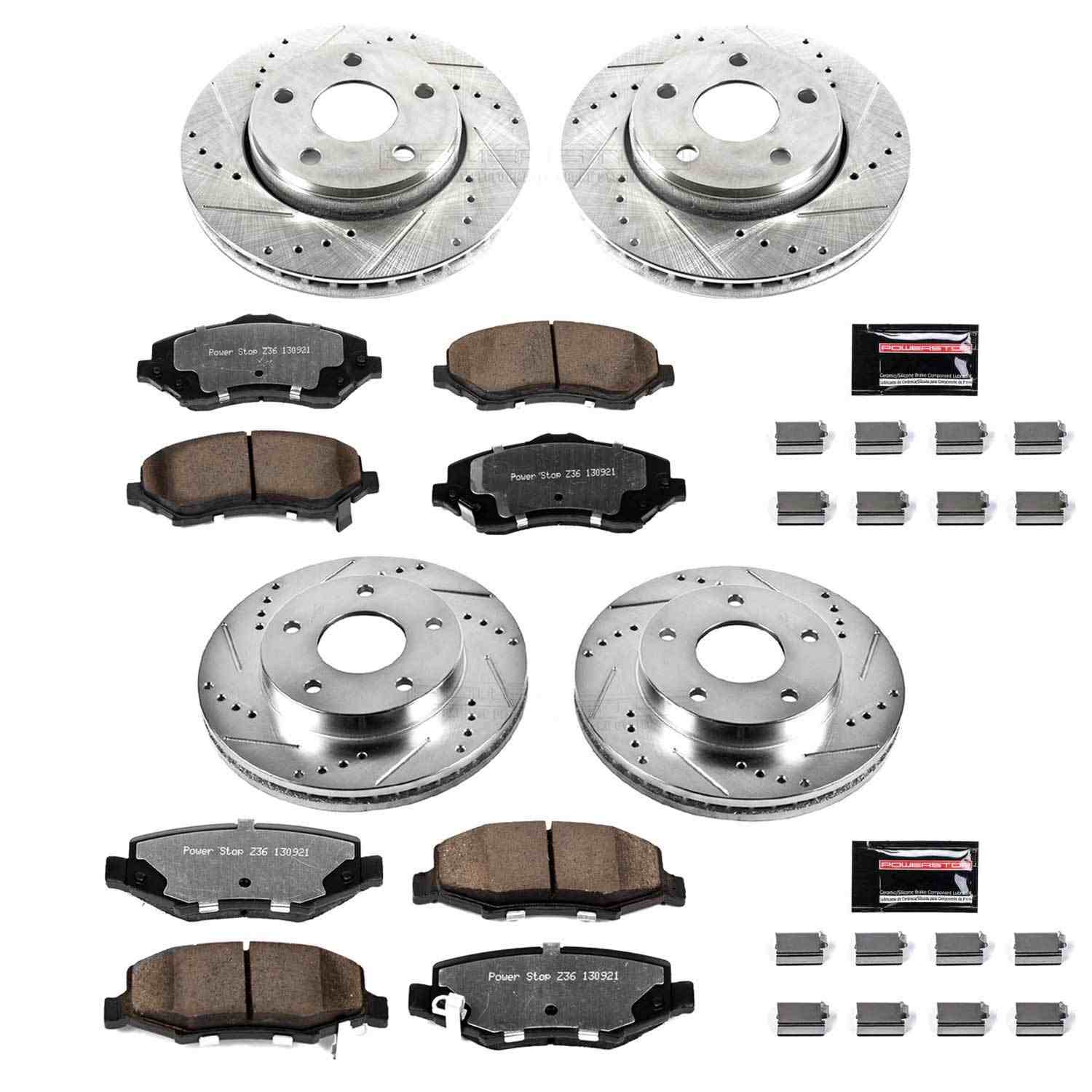 Power Stop 07-11 Dodge Nitro Front & Rear Z36 Truck & Tow Brake Kit