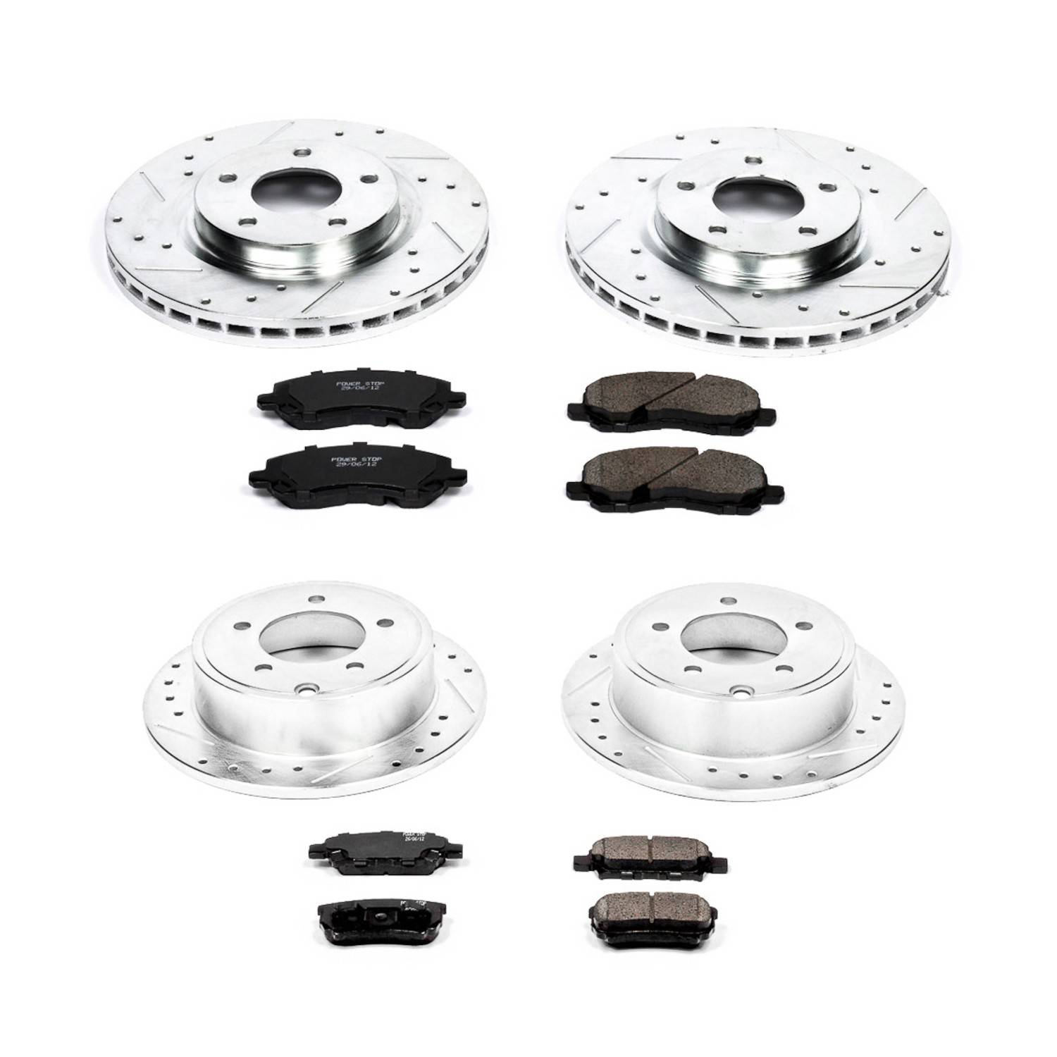 Power Stop 11-14 Chrysler 200 Front & Rear Z23 Evolution Sport Brake Kit