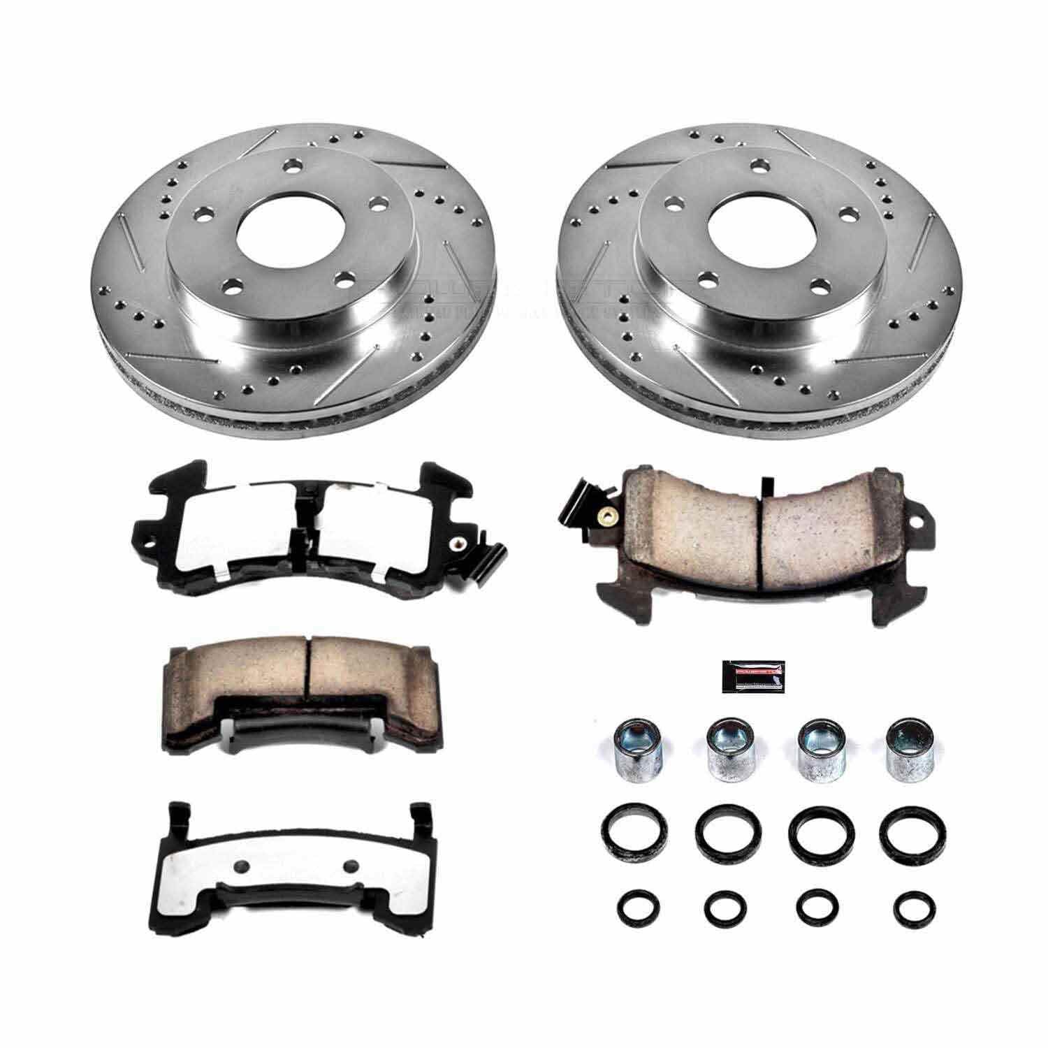 Power Stop 79-85 Oldsmobile Toronado Front & Rear Z36 Truck & Tow Brake Kit