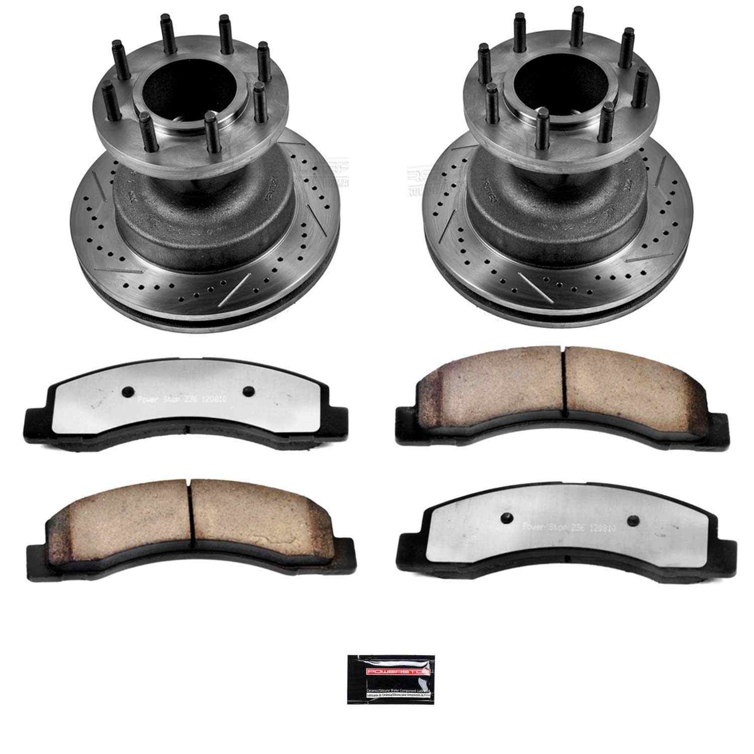 Power Stop 99-02 Ford F-350 Super Duty Front Z36 Truck & Tow Brake Kit